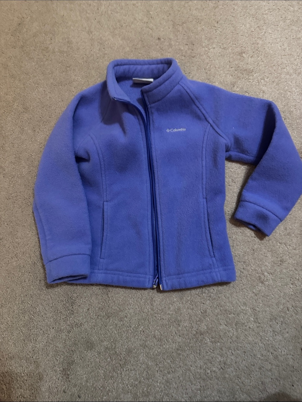 Columbia Royal Blue Full-Zip Fleece Jacket